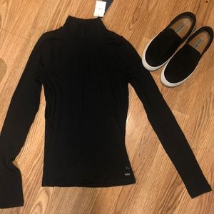 Robbed Mock Neck NWT